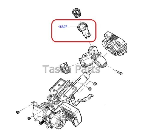   OEM STEERING COLUMN TRANSCEIVER 2011 2013 FORD FIESTA #8A6Z 15607 A