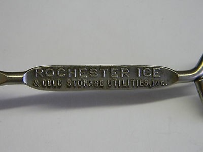 Vintage Rochester Ice Inc Metal Ice Pick & Bottle Opener Early 