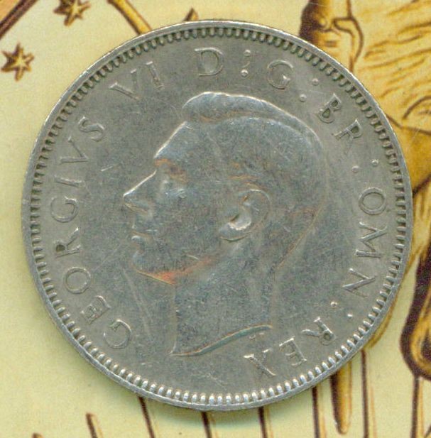 1948 1 shilling georgivs iv d g br omn rex