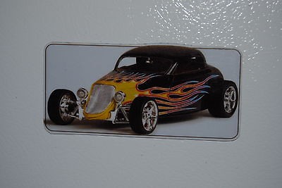 1933 Ford Coupe Hot Rod Refrigerator/T​ool Box Magnet 5x2