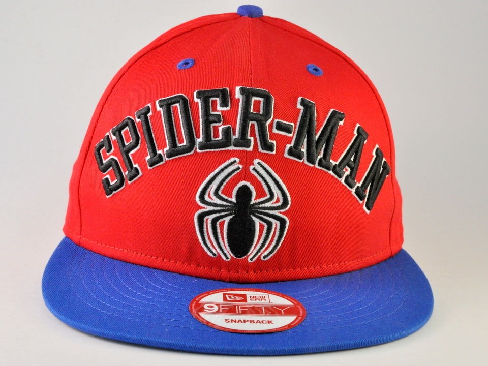 marvel comic new era spiderman arched 9fifty snapback cap on PopScreen