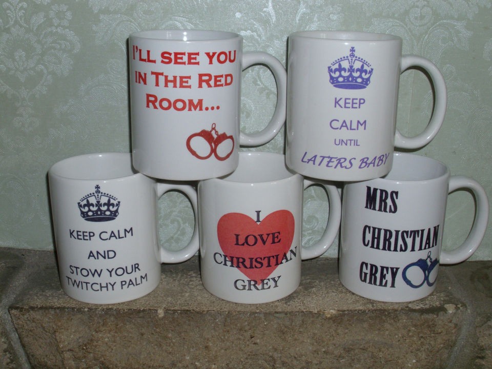 50 Fifty Shades Of Grey Inspired MUG = 5 different designs available 