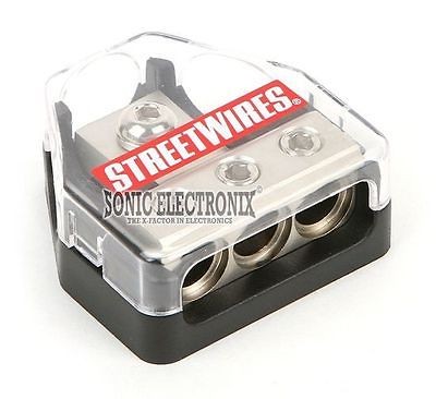 StreetWires DBX30 AFS Fused 1/0 Gauge Combo Distribution Block