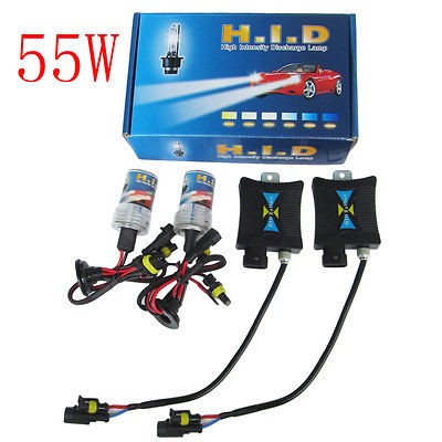 55W 12V SUPER Slim XENON HID KIT H1 H3 H4 H7 H8 H10 H11 9005 9006 9007 