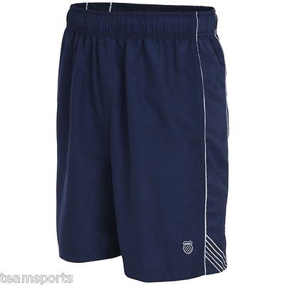 SZ S NEW MENS K SWISS TENNIS RUNNING FITNESS POCKET SHORTS 100248 NAVY 