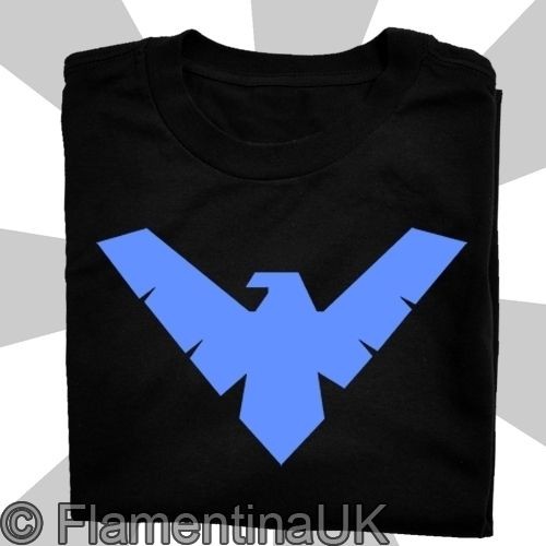 9103 BATMAN NIGHTWING symbol T SHIRT vintage movie super hero