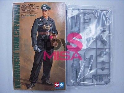 Tamiya 36301 1/16 Wehrmacht Tank Crewman Model Kit 116 TAM36301