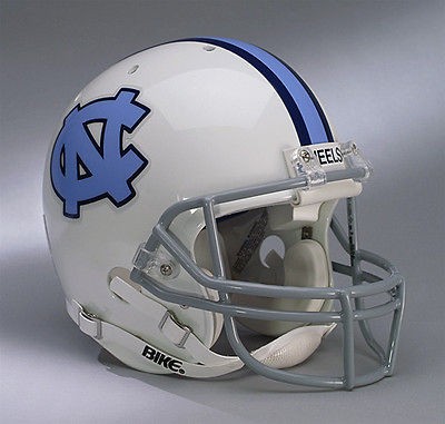 NORTH CAROLINA TAR HEELS 1963 1966 Football Helmet UNC STICKERS