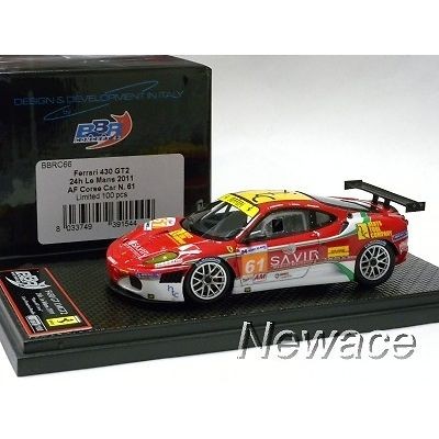 FERRARI 430 GT2 24H LE MANS 2011 NO.61 BBR MODELS 1/43 #BBRC66