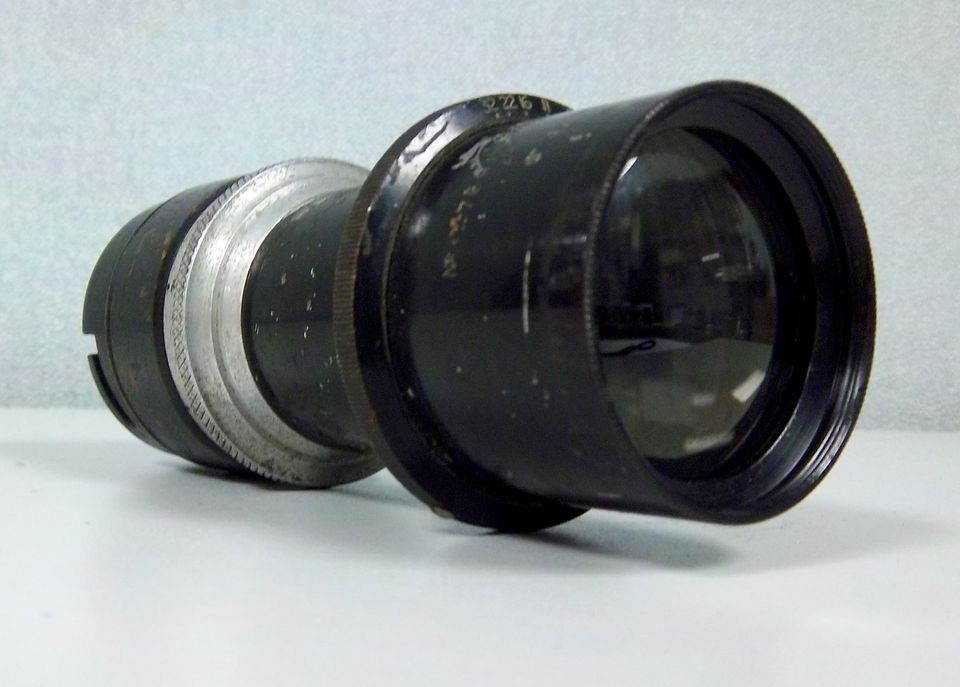 35mm Telephoto Lens 6 f/4.5 for De Vry Lunch Box 35mm Cine Camera 