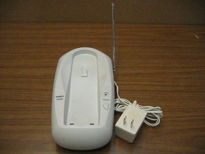 uniden exp7900 900mhz cordless phone cradle base white time left