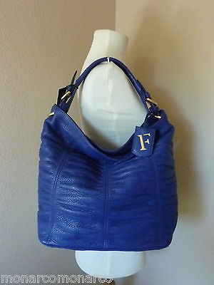 nwt furla acai pebbled leather thalia shoulder bag $ 445 00