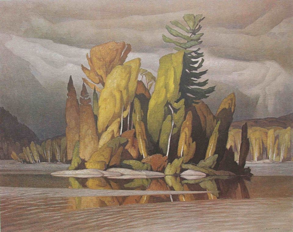 casson print group of seven little island ltd