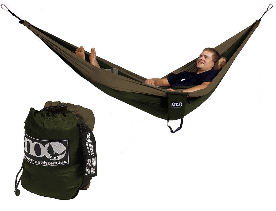 Eagles Nest Outfitters ENO SingleNest Hammock Khaki/Olive