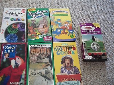 LOT 7 Thomas the Tank~Mother goose SESAME STREET~Sing ALong~ZOO LIFE 