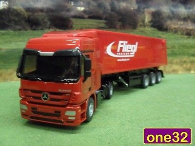   ACTROS 2048 & TRIAXLE FLIEGL TIPPER 1/50 3537 * BOXED & NEW