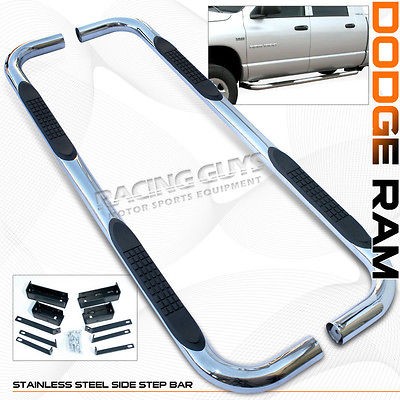 2002 2007 DODGE RAM 1500/2500 QUAD CAB SIDE STEP BAR BARS RUNNING 