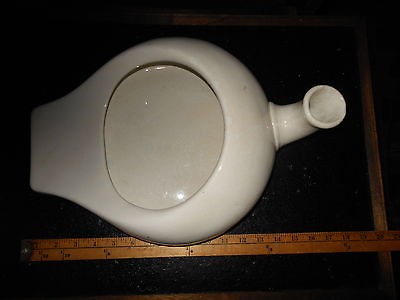 VTG CERAMIC URINAL BEDPAN CHAMBER POT LIVERPOOL THE D.E.Mc.N.P.CO.