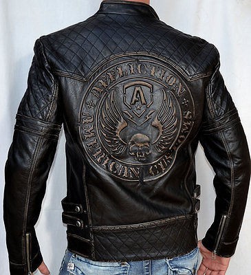 Affliction   BREAKING FREE Mens Leather Jacket   Biker   NEW 