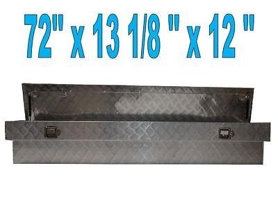 aluminum truck pickup side mount tool box 72x13 1 8x12