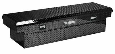 Tradesman 70 Cross Bed Truck Tool Box Black Alum Push Button