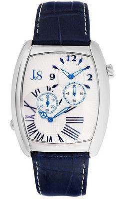 joshua sons js 12 bu tourneau dual time mens watch