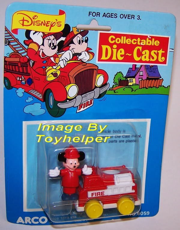 mickey mouse fire truck in Toys & Hobbies