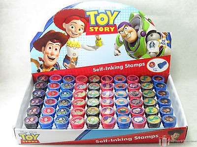 12) Disney Toy Story Self Ink Stamps Party Favors   Buzz Woody Jessie 