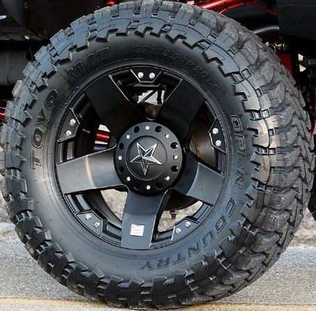 18 xd rockstar rim tire toyo open country mt 33