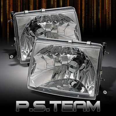 97 00 TOYOTA TACOMA PICKUP TRUCK 2WD 4WD CLEAR CRYSTAL HEADLIGHTS 