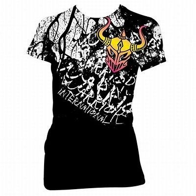 WARRIOR WEAR INTERNATIONAL BLACK CHARM TEE WOMENS SIZE X LARGE XL UFC