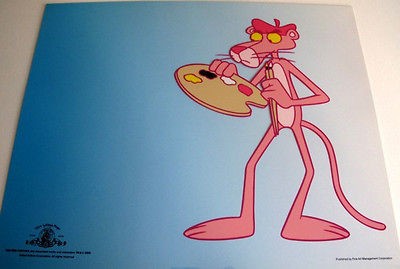 Pink Panther MGM Original Animation Art Sericel Cel Picasso Artist