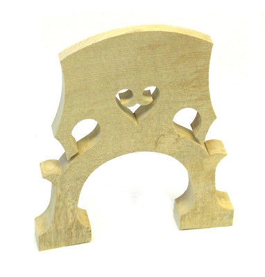 Brand New 4/4 Upright Double Bass Wooden Bridge   New Blank Bridge