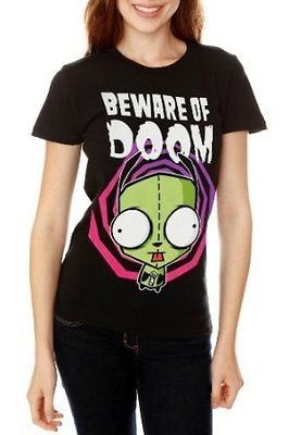   Gir Beware of Doom Black T Shirt X Large XL Vasquez Top New w/Tags