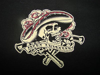 LUCKY 13 APPAREL MENS VIDA DE LOS MUERTOS T SHIRT BLACK SIZE S USA 