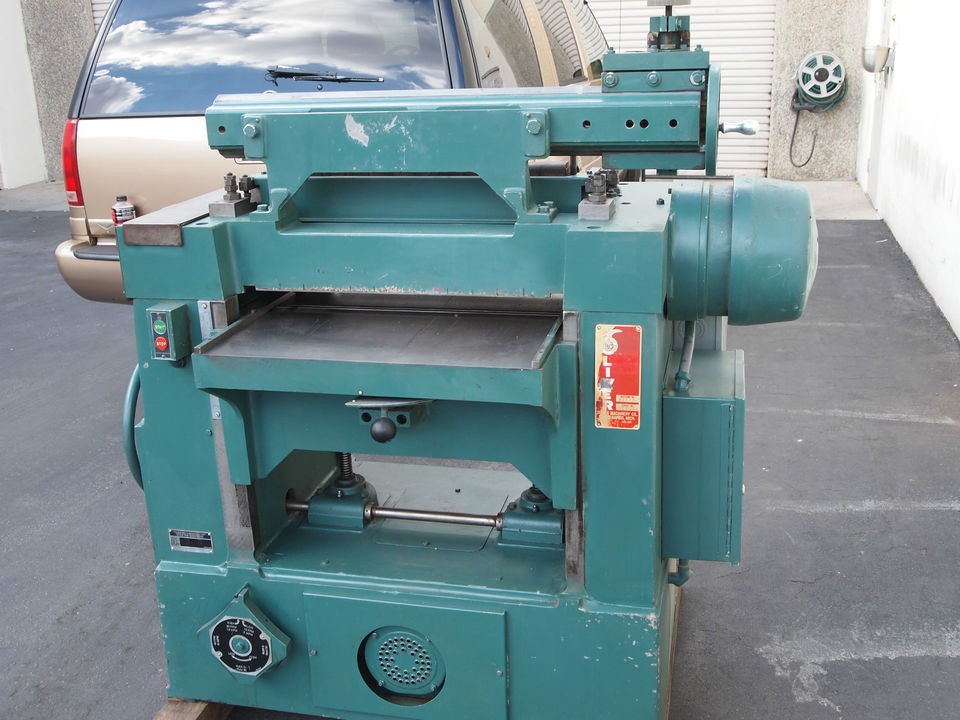 Oliver 24 Carbide Planer w/ Sharpening Equipment Model 299 D