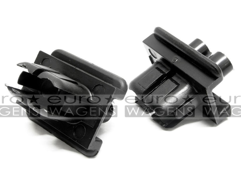 bumper clips brackets vw golf mk1 jetta caddy polo pair