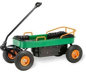 Kids Metal Coach Wagon W Air Tires Footwell & Seat Pads Morgan Cycle 