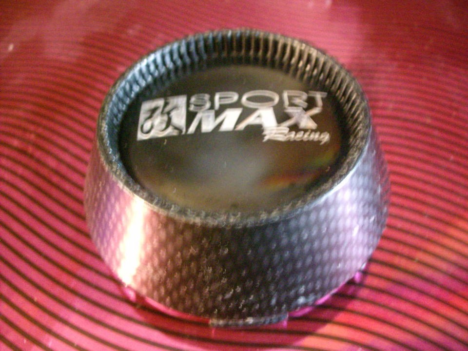 sport max racing carbon fiber skin wheel center cap part