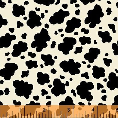 yd holy cow windham fabrics black white cow