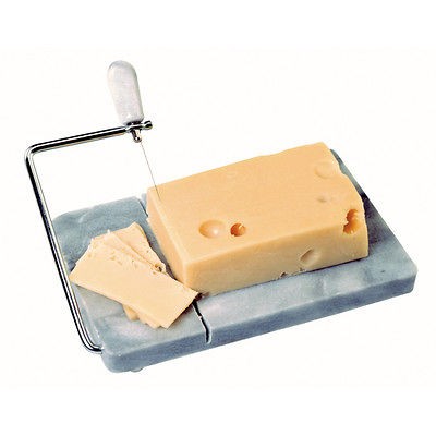 Norpro White Marble Cheese Wire Slicer Cutter For Fruit Eggs Butter 