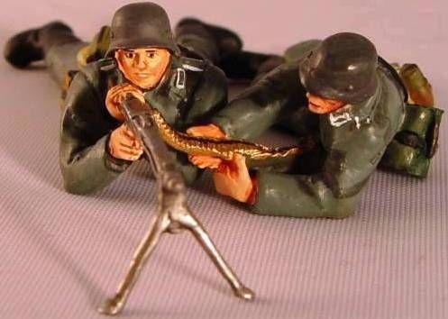 conte ltd pewter ww2 german ww2 008 mg42 team mib