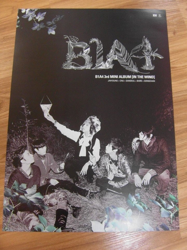 b1a4 in the wind original poster new k pop from