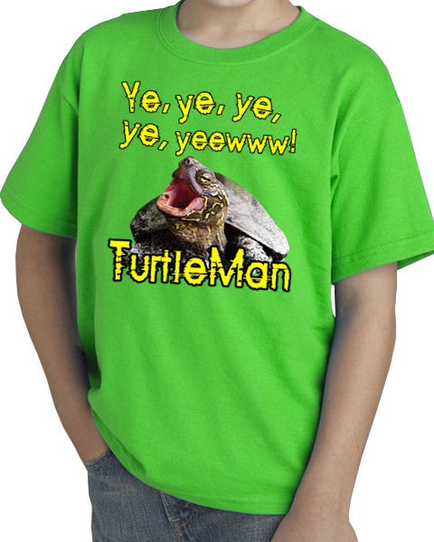 Kentucy Turtleman Ye, Ye, Yew Yell Youth T Shirt tee Youtube kids
