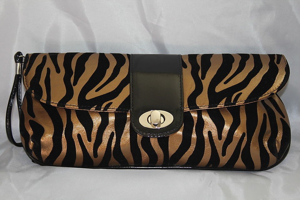 zebra animal print evening bag party bag clutch bag time