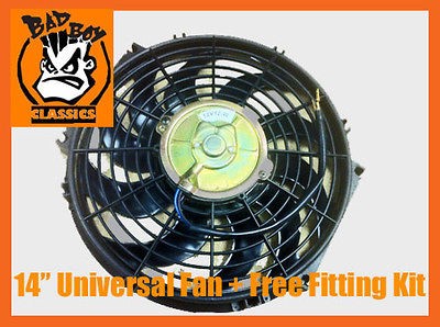 14 Electric Radiator 12v Cooling Fan MG, Ford, Mini, Triumph, Morris