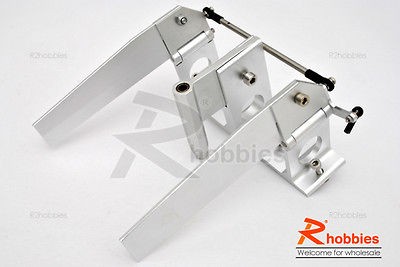 RC Racing Boat Ship 140mm Durable Aluminum Twin Helm Rudder ?5mm Shaft 