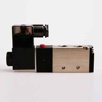 Port 2 position Pneumatic Air Solenoid Valve 1/4 DC12V tool kit