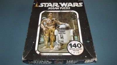 Vintage Kenner 1977 Star Wars 140pc Jig Saw Puzzle Series I Artoo 