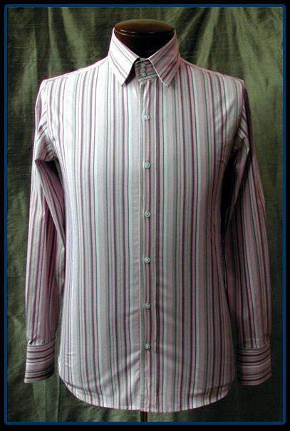 cafe cocktail men s dress shirt sangria medium this auction is for